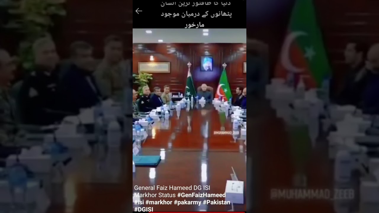 ISI Markhor: Faiz Hameed's Leadership