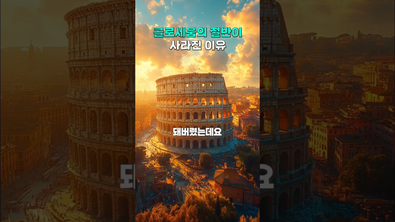 콜로세움, 왜 절반이 사라졌을까? 🏛️