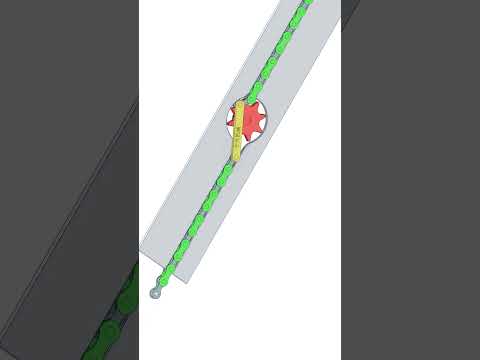 Chain Reversal Mechanism #engineering #mechanical #mechanism #cad #solidworks #fusion360