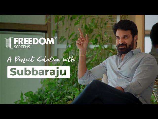 Subbaraju's Motorized Balcony Screen Solution 🏡