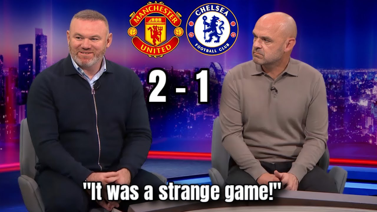 Wayne Rooney's Exciting Reaction to Man Utd's 2-1 Victory Over Chelsea ⚽