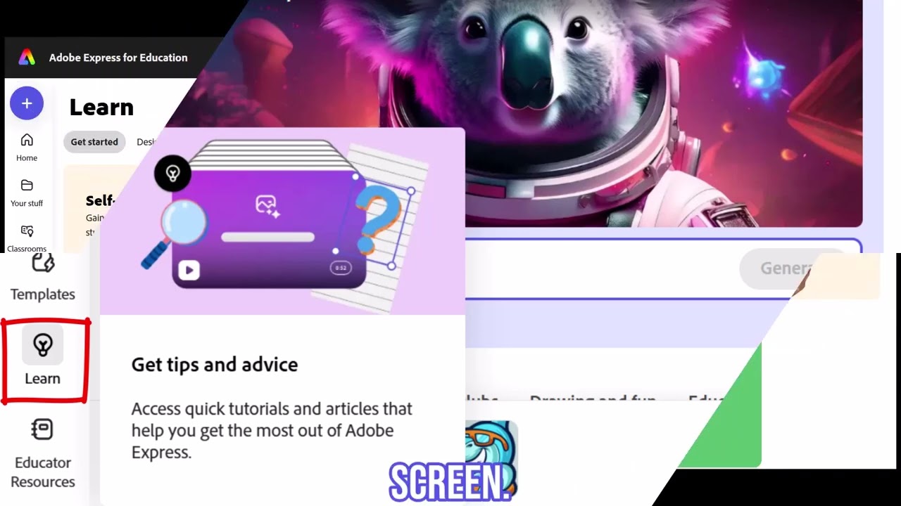 Adobe Express Guided Activities 📱