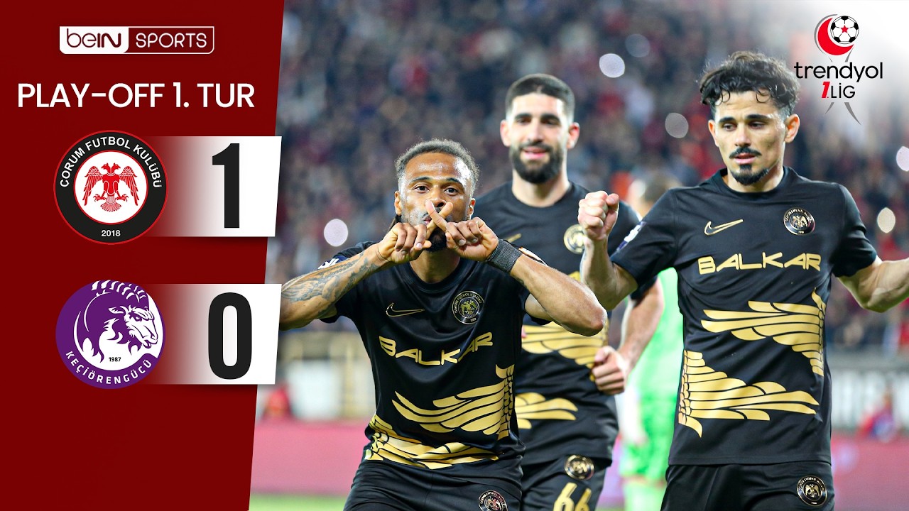 Çorum FK 1-0 Keçiörengücü | Play-Off 1. Tur Özeti