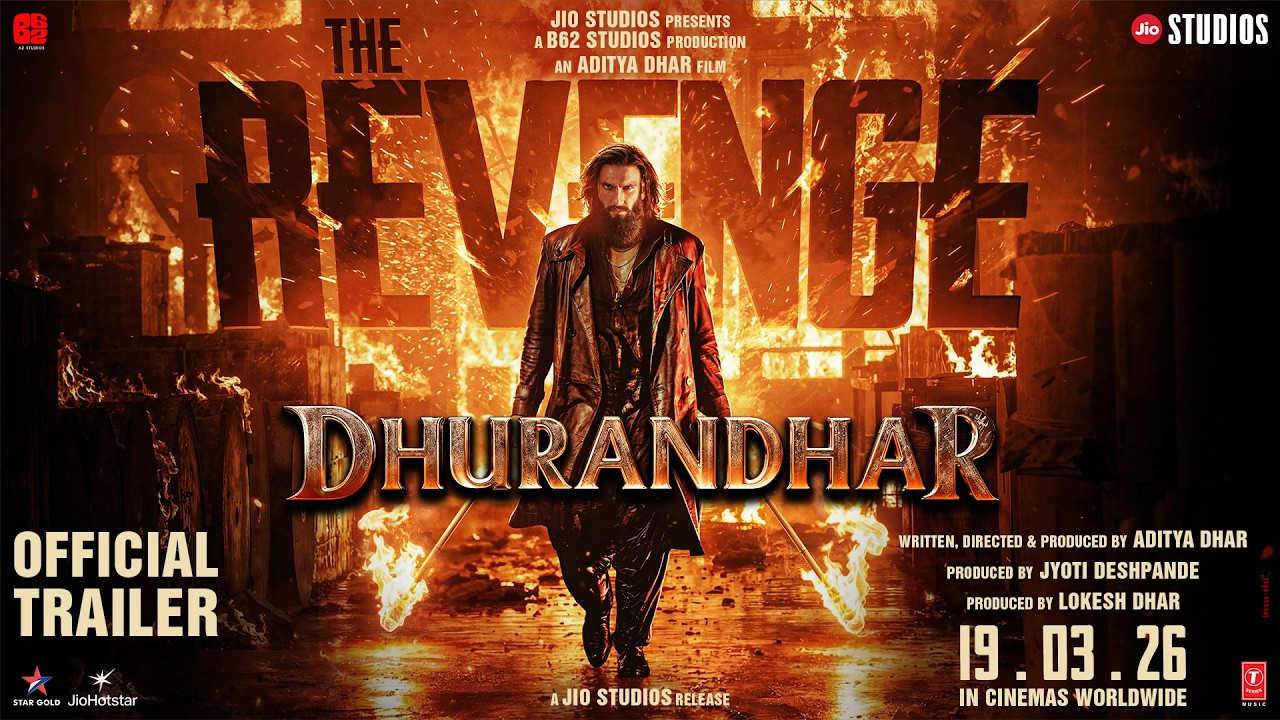 Dhurandhar The Revenge Hindi Trailer | Releasing March 2026 🎬