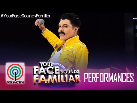 Nyoy Volante as Freddie Mercury in Your Face 😊