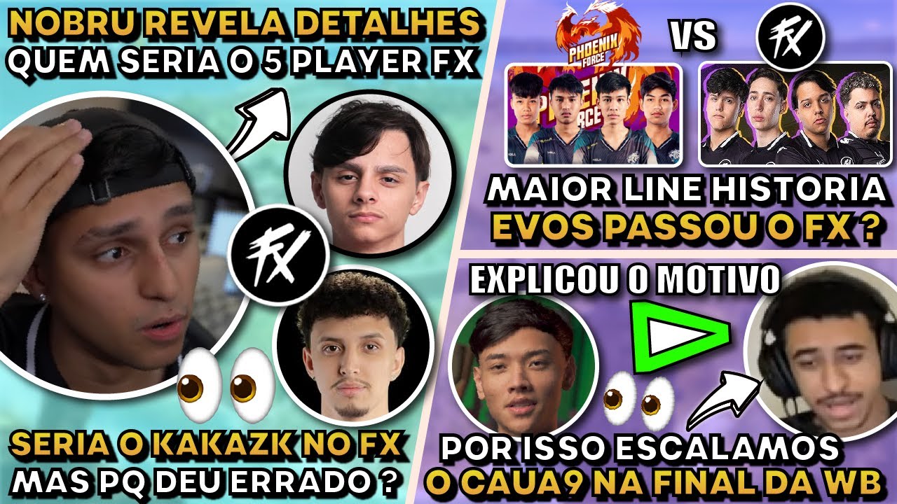 KAKAZK e o Impactante 5 Player FX! A Maior Linha da História do Free Fire 🚀