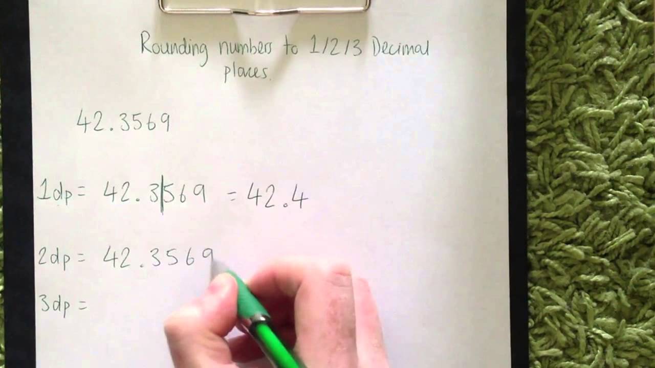 Rounding Numbers to 1, 2, or 3 Decimal Places 📏