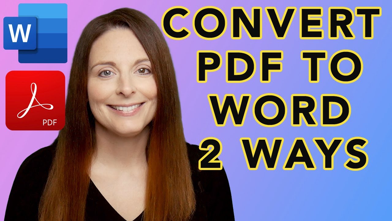 Convert PDF to Word: Adobe vs Word (Free Methods) 📄