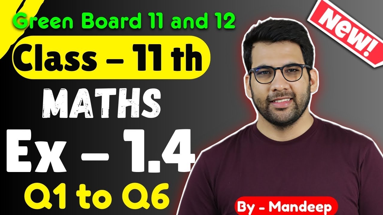 Class 11 Sets - Exercise 1.4 Q1-Q6 | CBSE NCERT