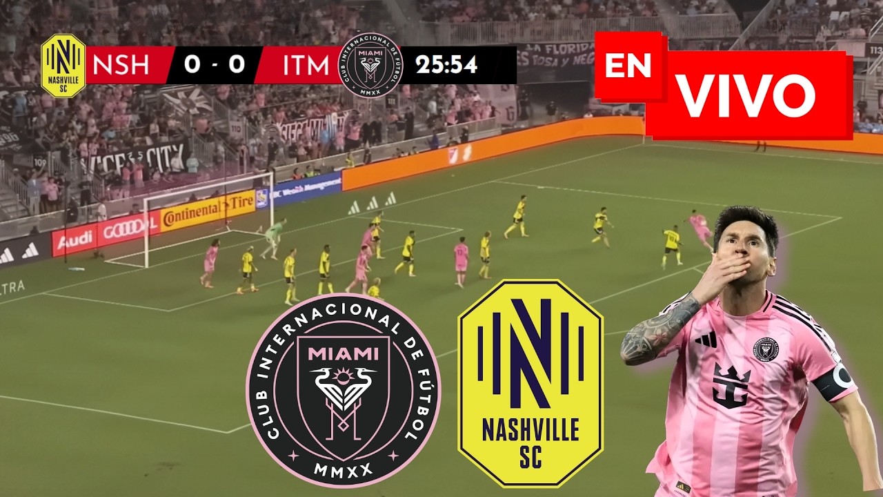 Inter Miami vs Nashville en Vivo - ConcaChampions 2026 ⚽