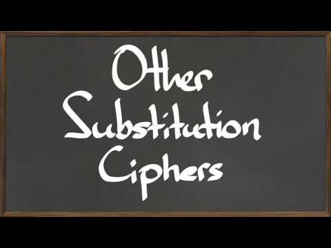 MAT 112: Other Substitution Ciphers
