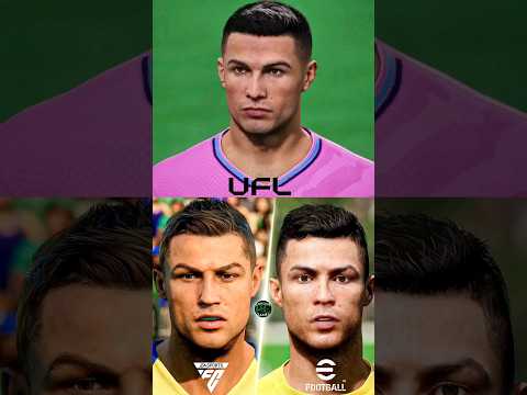 UFL vs EA Sports FC 24 vs eFootball 2024 Graphics Comparison