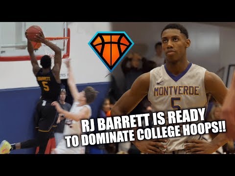 RJ Barrett is READY TO DOMINATE College Hoops!! | Duke Bound Senior's FULL HIGHLIGHTS
