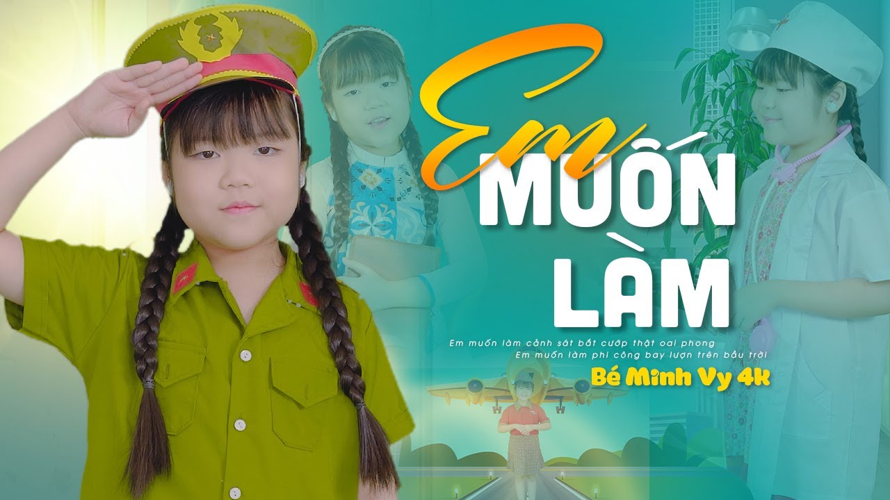 Minh Vy - Em Muốn Làm Cảnh Sát | Nhạc Thiếu Nhi Vui Nhộn