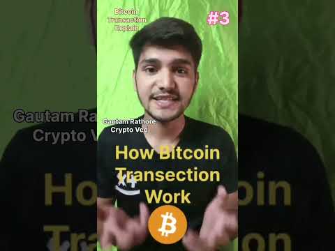 How Bitcoin transaction works | Bitcoin Transaction Explain in Hindi