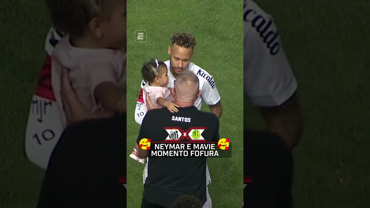 NEYMAR e Mavie! Momento Fofo Antes de Santos x Mirassol ⚽