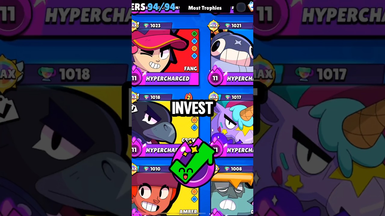 These are the BEST Hypercharges in Brawl Stars🔥 #brawlstars #ranked #masters #ranking #guide