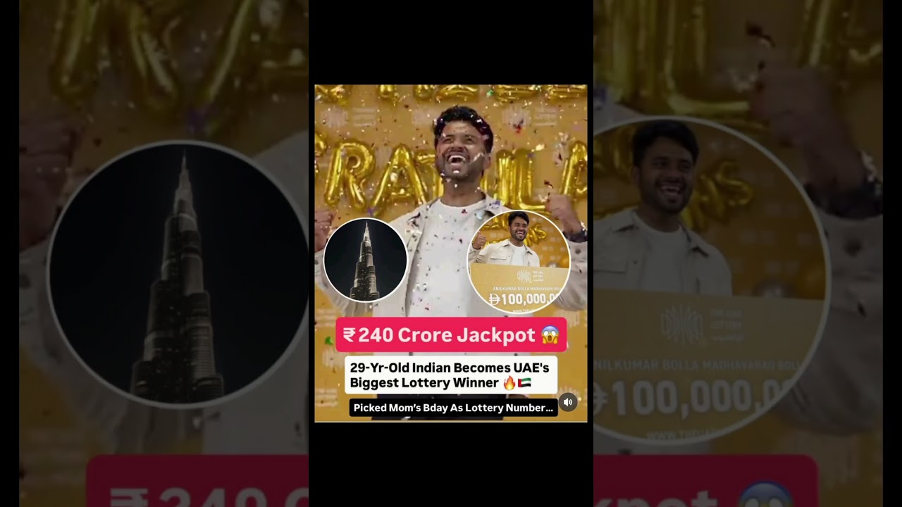 240 UAE's 240 Crore Jackpot: The Largest Lottery Prize