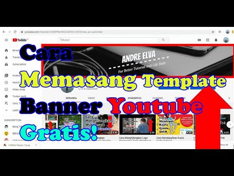 Cara Gratis Membuat Banner YouTube Template