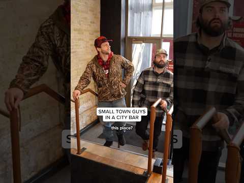 Small Town Guys in a City Bar ft. @CharlieBerens