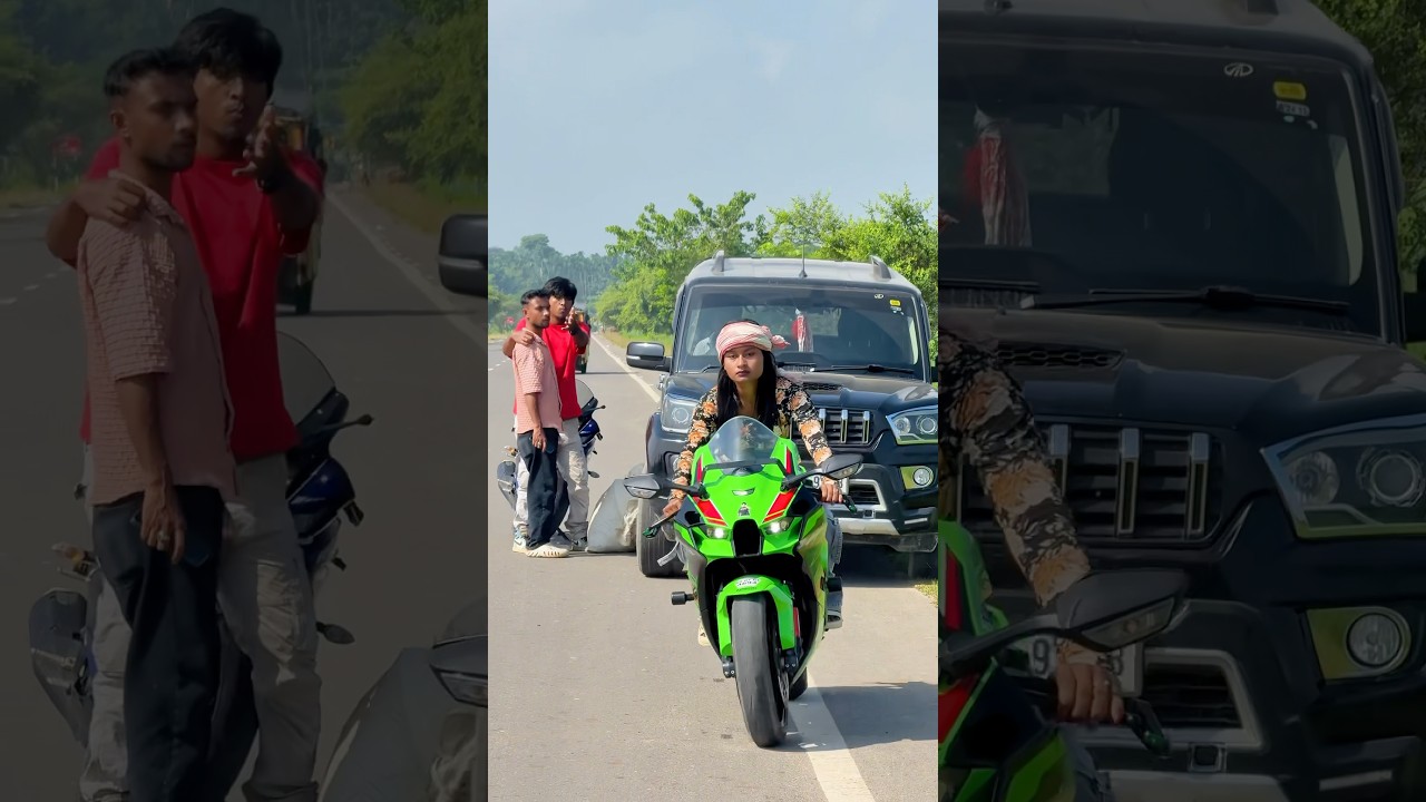 Epic Motorcycle Ride | Mr.Fk01 🚀 | ZX10R & Scorpio in Action #shorts