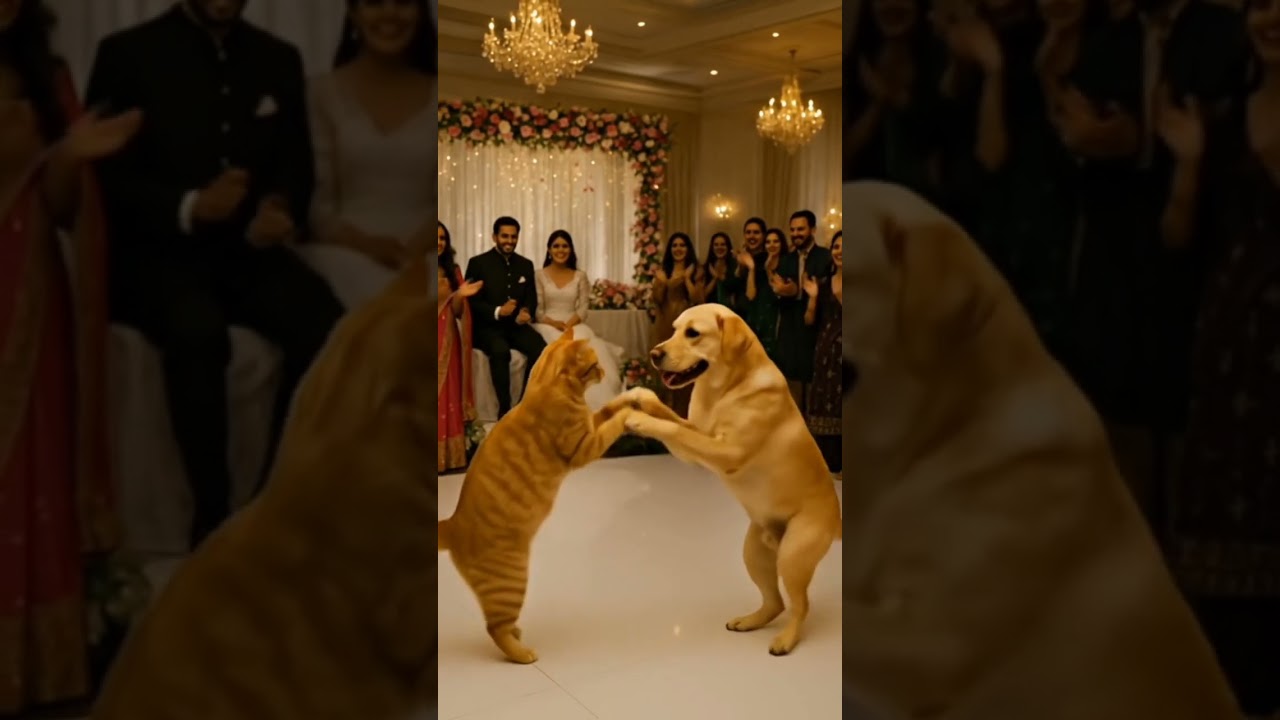 Cat and Dog Dance Together… Cutest Performance Ever! ❤️