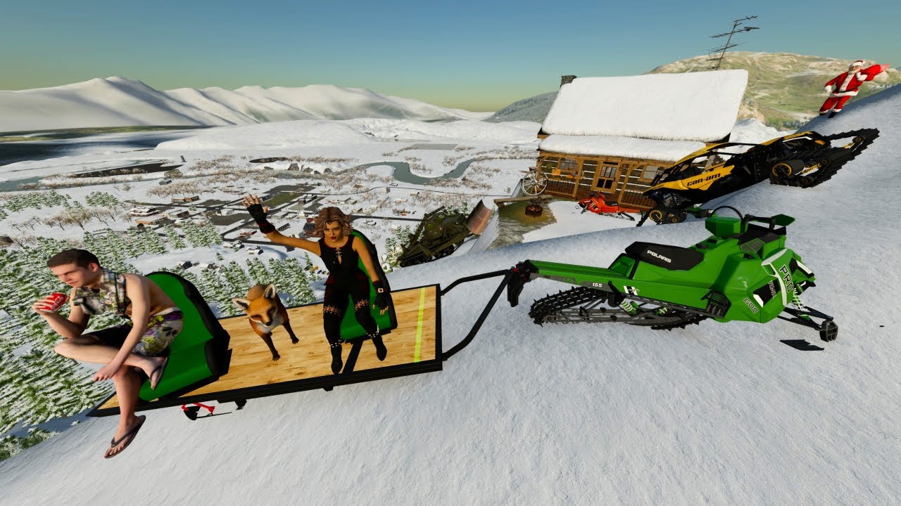 Dangerous Snow Resort in Farming Simulator 22 ❄️