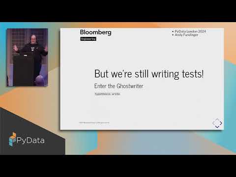 Andy Fundinger - Adventures in not writing tests | PyData London 2024