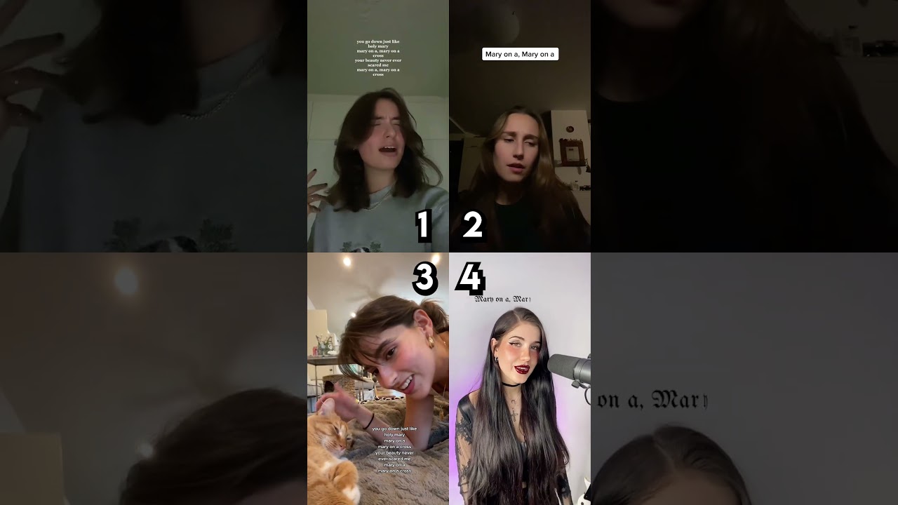 Vocal Performances of 'Mary on a Cross'