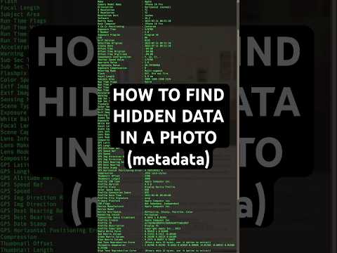 How to view metadata - #5 OSINT Advent Tools & Techniques