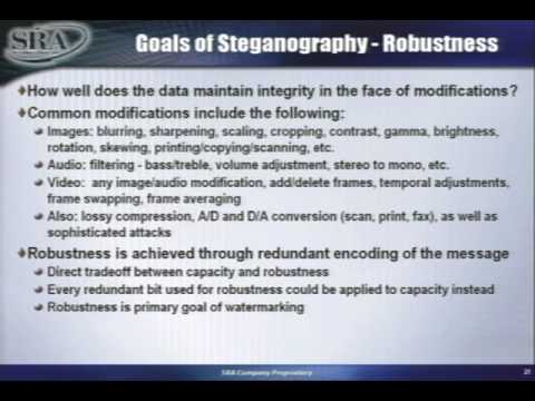 CERIAS Security: John Oritz: Steganography 2/6