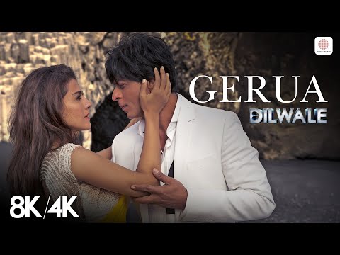 Gerua - 8K/4K Music Video | Shah Rukh Khan | Kajol | Dilwale | Arijit Singh, Antara Mitra | Pritam