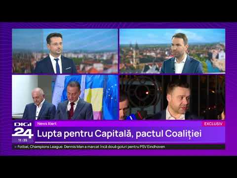 Deputatul USR Cătălin Drulă, în direct la Digi24
