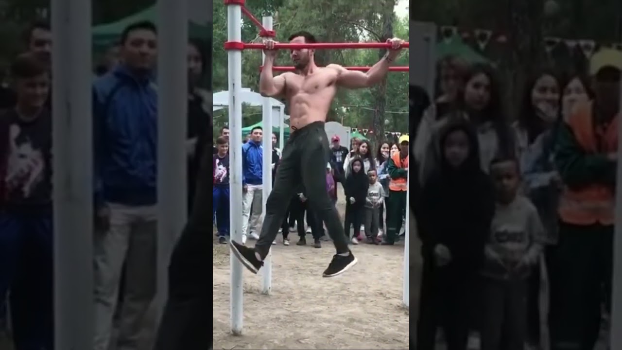 Впечатляющий мастер-класс по воркауту в Алматы 💪