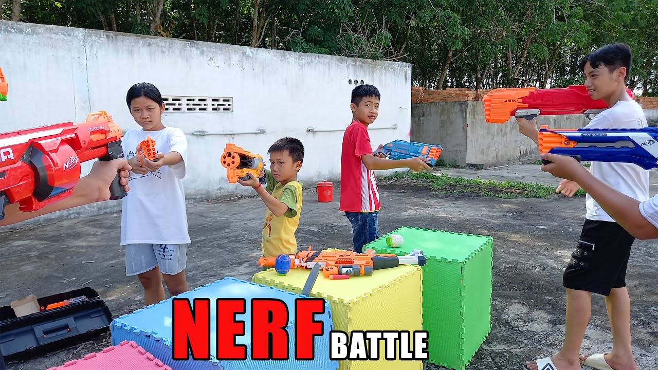 Nerf Gun Battle Part 11: Highlights & Action🔥