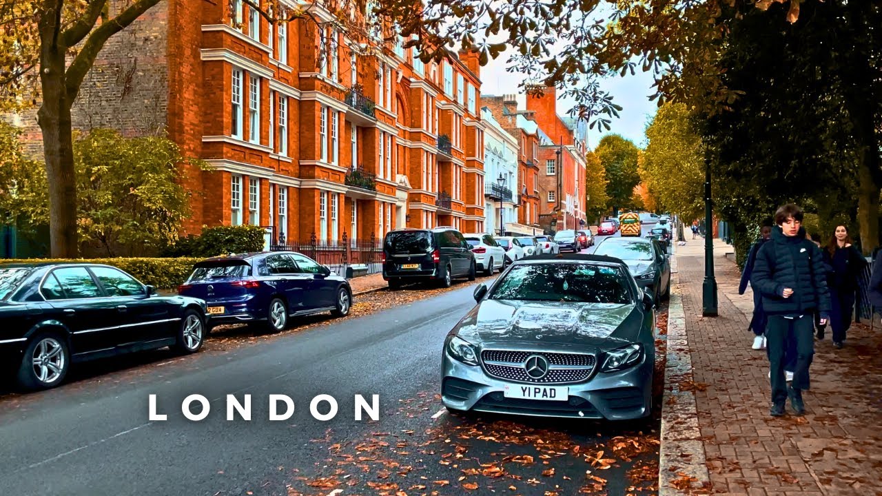 90-Min Hampstead Village Autumn Walk 🍂 | London Tour