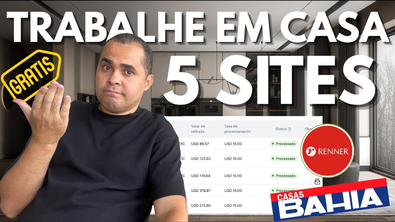Ganhe R$4.694,72 com sites de trabalho em casa 💻