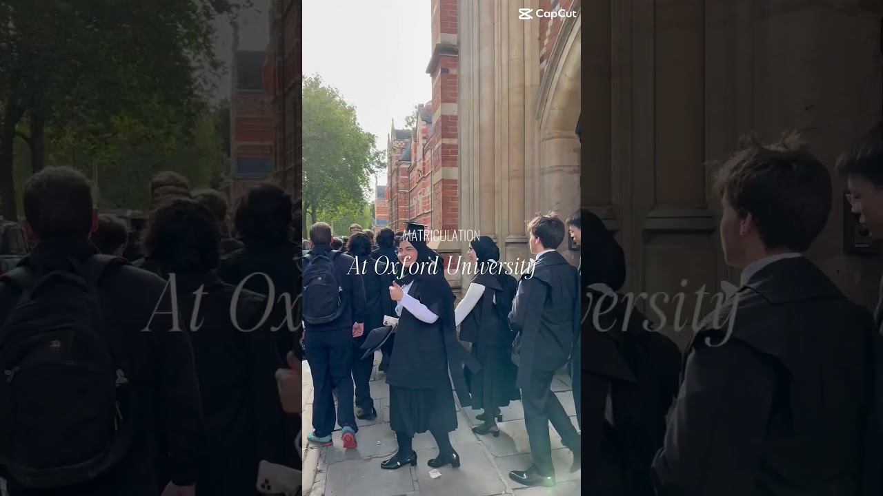 Highlights from Oxford's Matriculation Day