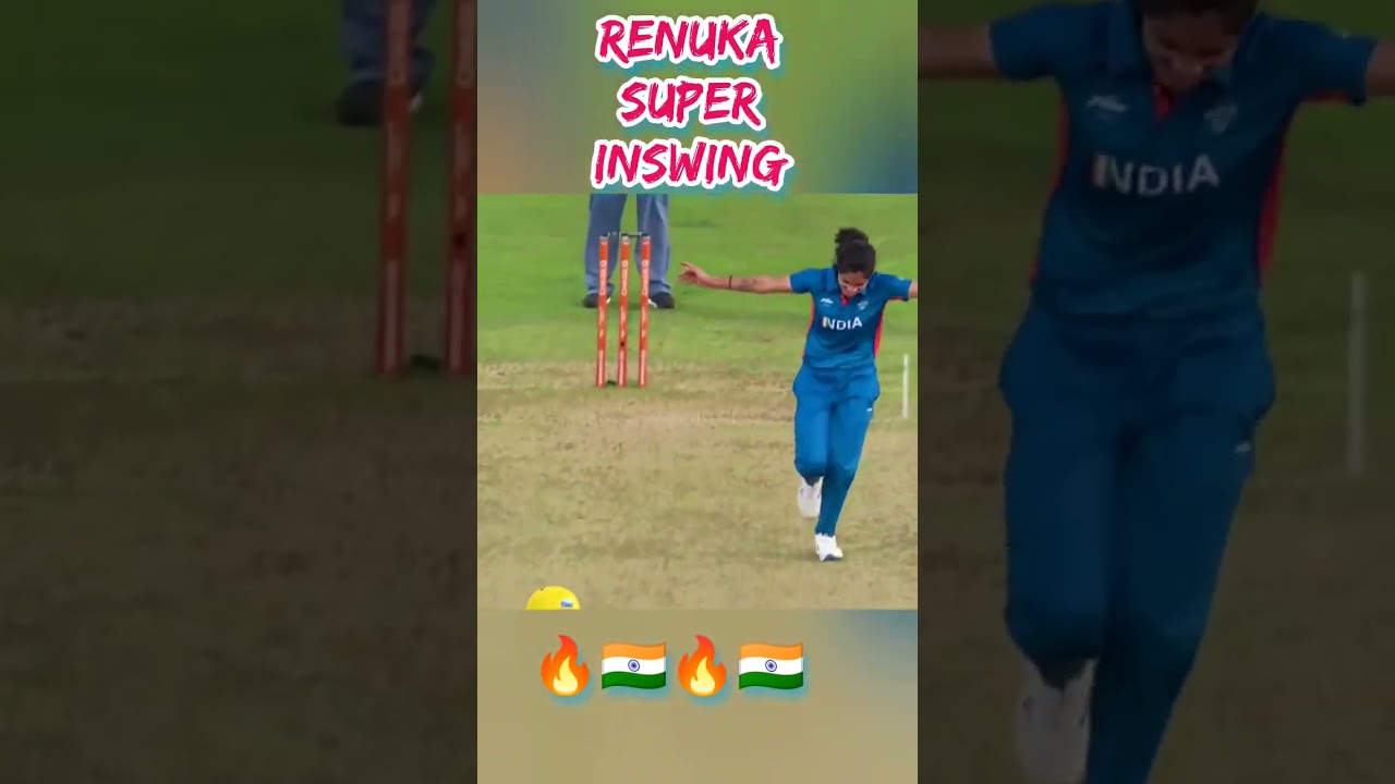 Renuka Thakur's Incredible Inswing Bowling 🔥 | Must-See Cricket Moment