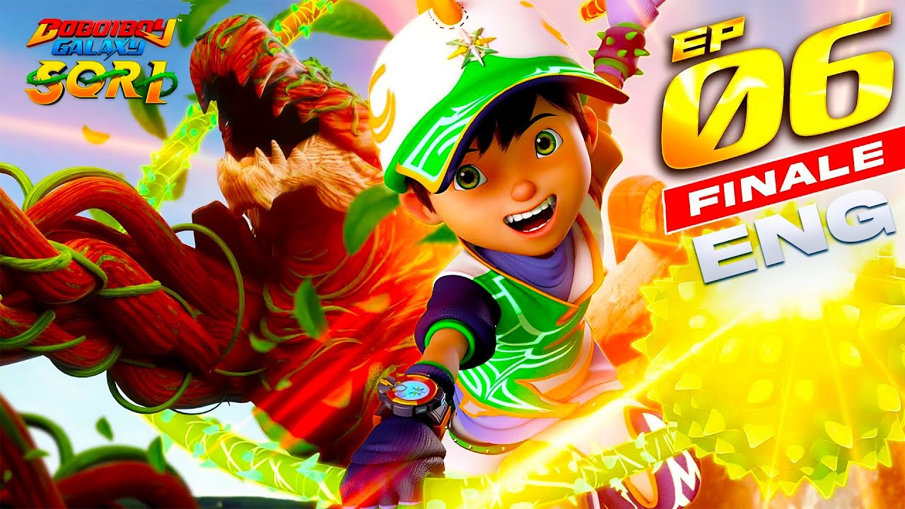 BoBoiBoy Galaxy SORI - EP06 Finale (English Dub): The Merging of Two Powers