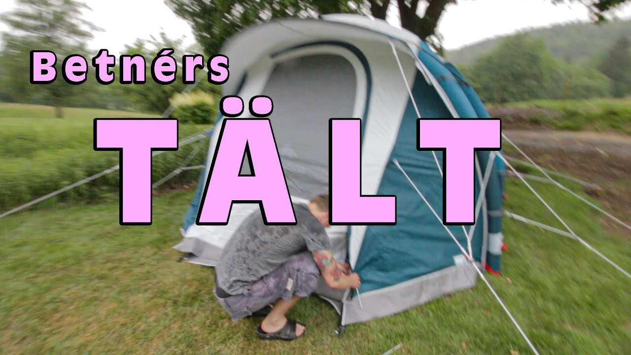 TÄLTAR ISTÄLLET FÖR HOTELL med Betnér VLOGG