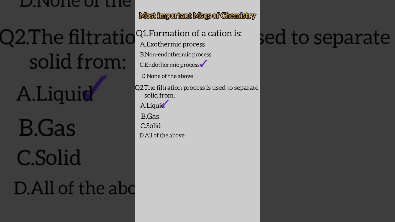 Top Chemistry MCQs to Boost Your Science Knowledge 🧪