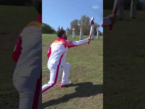 The #Beijing2022 Olympic Flame is officially lit! 🔥 #Shorts