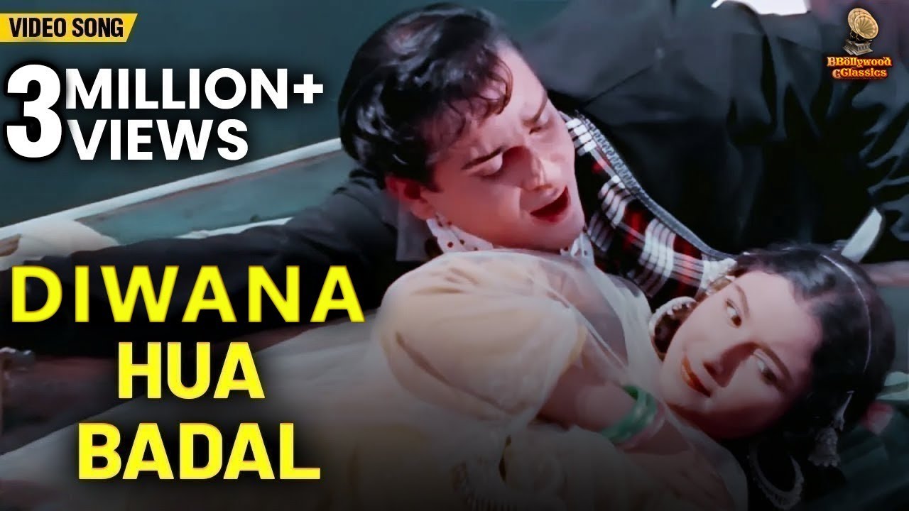 Diwana Hua Badal | Classic Song from Kashmir Ki Kali 🎶