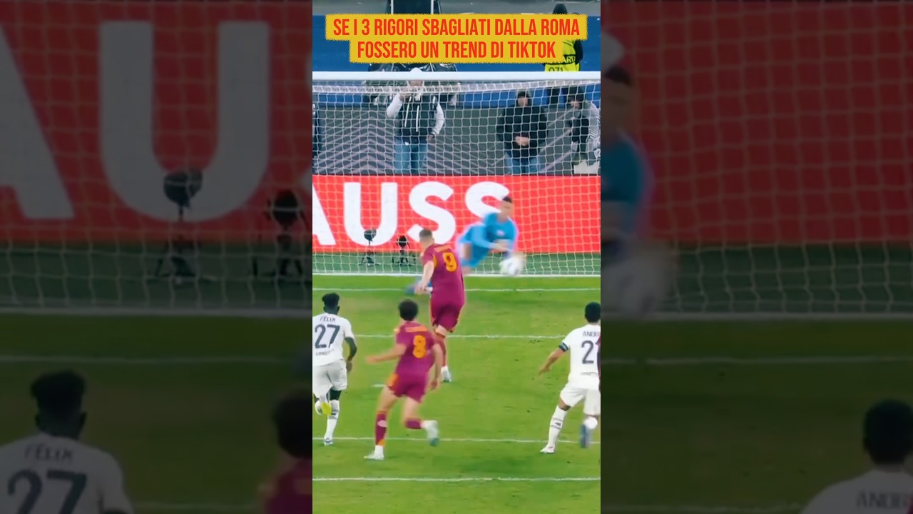 Se i 3 rigori sbagliati dalla Roma diventassero trend ⚽
