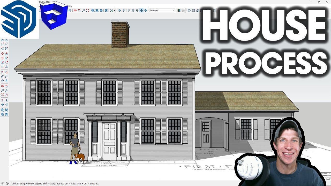 Create a Detailed House Model in SketchUp 🏡