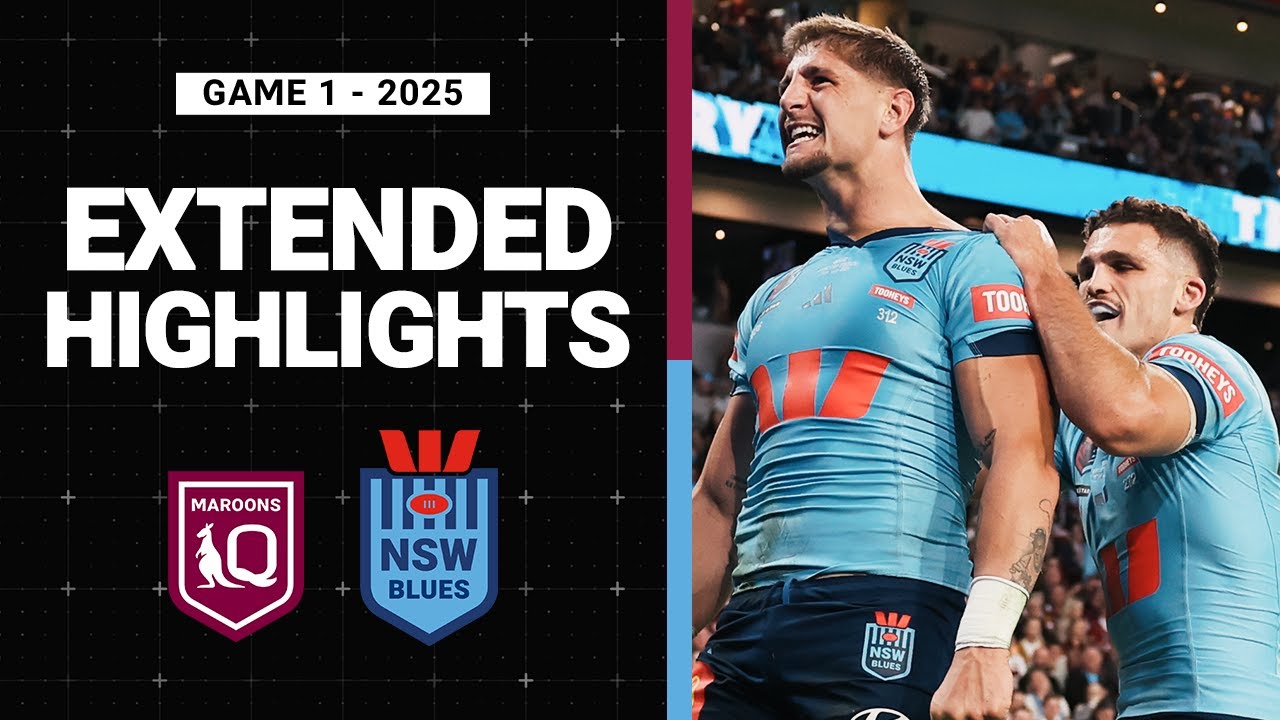 2025 State of Origin Game 1 Highlights: Maroons vs Blues 🏆