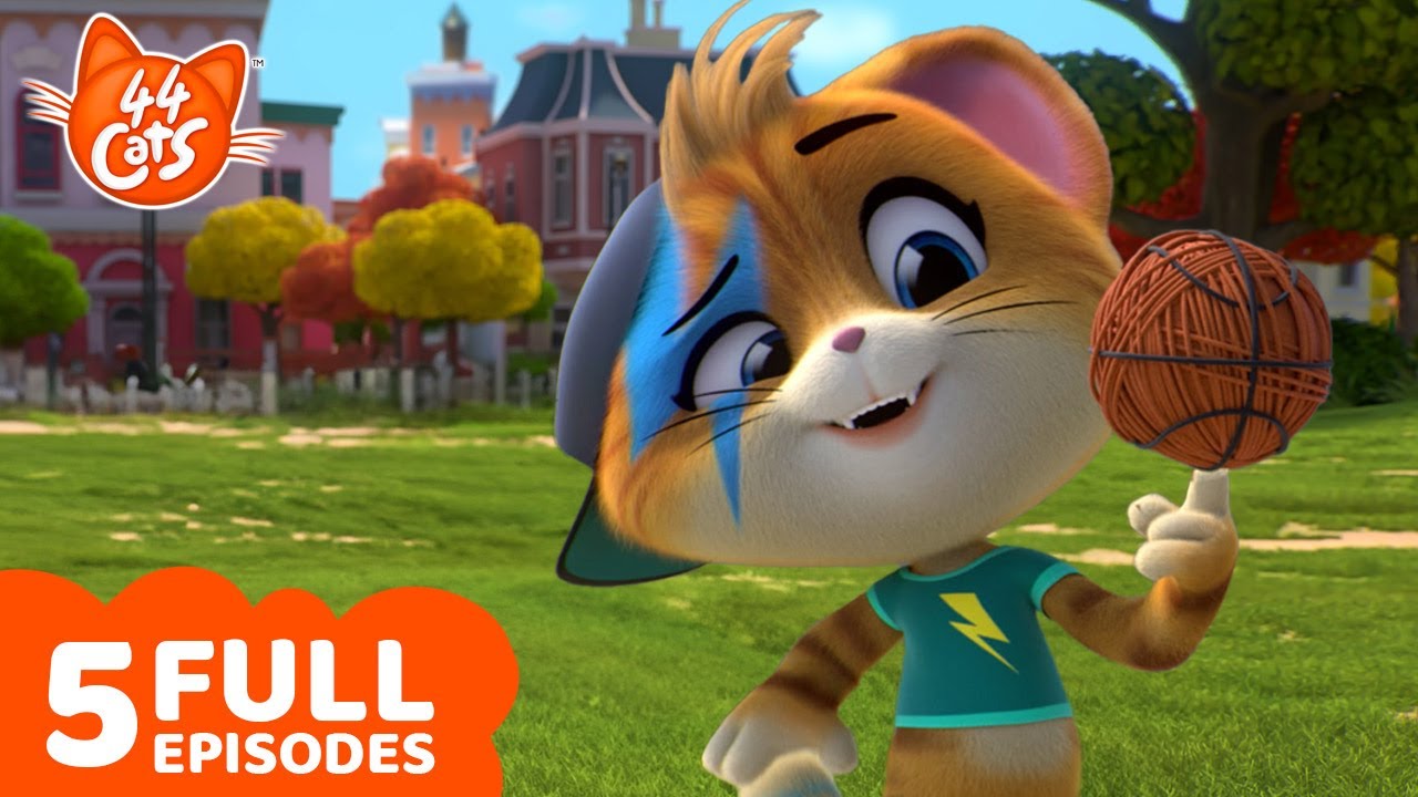 44 Cats | TOP 5 Lampo | Complete Episodes | Cartoons for Kids