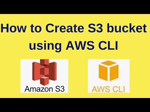 How to create S3 Bucket using aws cli