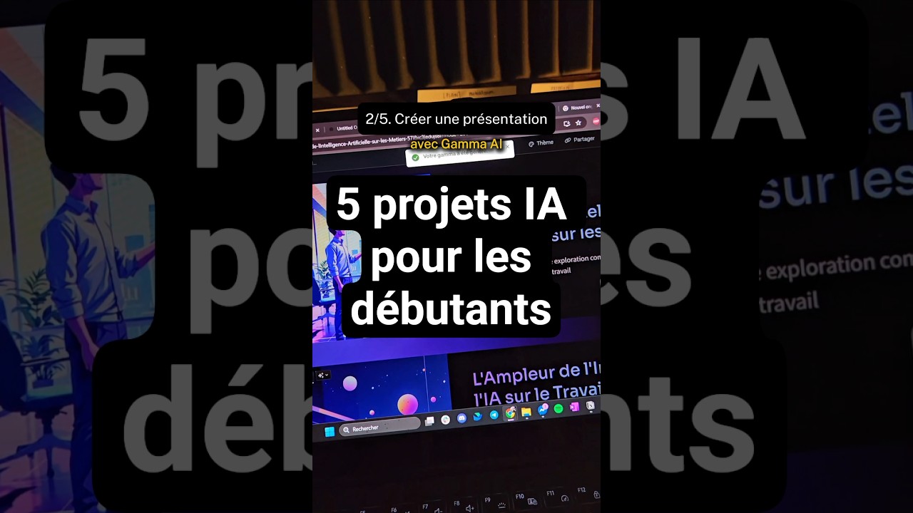5 projets IA pour débutants 🚀